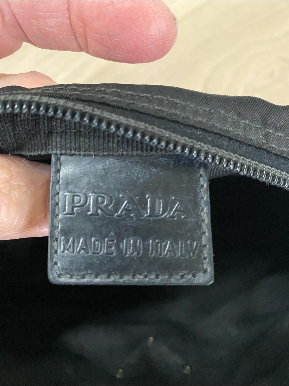Authentic Prada Black Makeup Bag *Read* - Picture 3 of 4